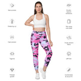 I'm's The Pink in This Camo World Leggings with pockets