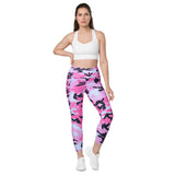 I'm's The Pink in This Camo World Leggings with pockets