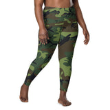 I'm's The Pink in This Camo World Leggings with pockets