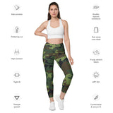 I'm's The Pink in This Camo World Leggings with pockets