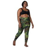 I'm's The Pink in This Camo World Leggings with pockets