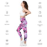 I'm's The Pink in This Camo World Leggings with pockets