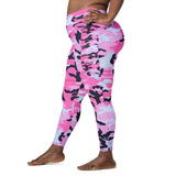 I'm's The Pink in This Camo World Leggings with pockets