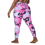 I'm's The Pink in This Camo World Leggings with pockets