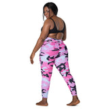 I'm's The Pink in This Camo World Leggings with pockets