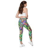 I'm's Color Of Money Leggings with pockets