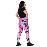 I'm's The Pink in This Camo World Leggings with pockets