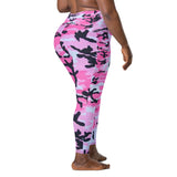 I'm's The Pink in This Camo World Leggings with pockets