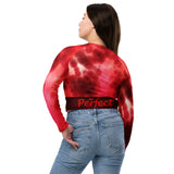 I'm's Bloody Perfect Recycled long-sleeve crop top