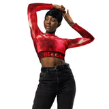 I'm's Bloody Perfect Recycled long-sleeve crop top