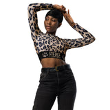 I'm's Fierce Recycled long-sleeve crop top