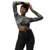 I'm's Wanted Thick or Thin Recycled long-sleeve crop top