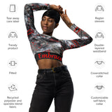 I'm's Embrace Yourself Recycled long-sleeve crop top