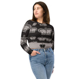 I'm's Curvy Queen Recycled long-sleeve crop top