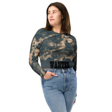 I'm's Wanted Thick or Thin Recycled long-sleeve crop top