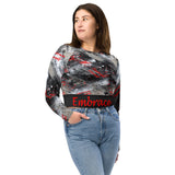 I'm's Embrace Yourself Recycled long-sleeve crop top