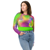 I'm's Note To Self Recycled long-sleeve crop top