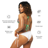 I'm's Color of Money Recycled String Bikini Top