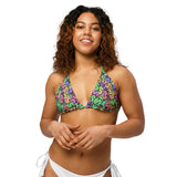 I'm's Color of Money Recycled String Bikini Top