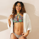 I'm's Color of Money Recycled String Bikini Top