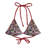 I'm's A Rebel Recycled String Bikini Top