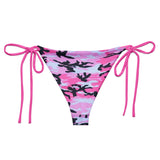 I'm's The Pink in This Camo World Recycled String Bikini Bottom