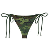 I'm's The Pink in This Camo World Recycled String Bikini Bottom