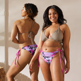 I'm's The Pink in This Camo World Recycled String Bikini Bottom