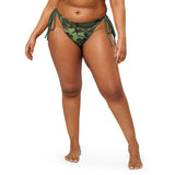 I'm's The Pink in This Camo World Recycled String Bikini Bottom