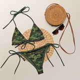 I'm's The Pink in This Camo World Recycled String Bikini