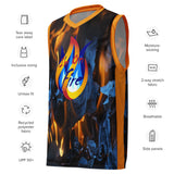 I'm's On Fire Recycled Basketball Jersey