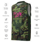 I'm's The Pink in This Camo World Recycled Basketball Jersey