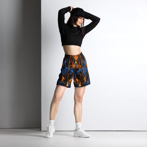 I'm's On Fire Mesh Shorts