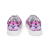 I'm's The Pink in This Camo World Lace-Up Canvas Shoes