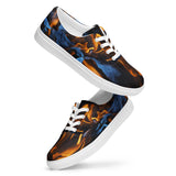 I'm's On Fire Lace-Up Canvas Shoes