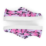 I'm's The Pink in This Camo World Lace-Up Canvas Shoes