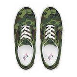 I'm's The Pink in This Camo World Lace-Up Canvas Shoes