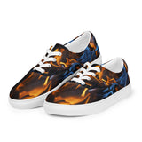 I'm's On Fire Lace-Up Canvas Shoes