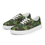 I'm's The Pink in This Camo World Lace-Up Canvas Shoes