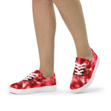 I'm's Bloody Perfect Lace-Up Canvas Shoes