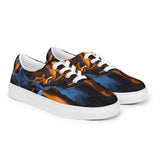 I'm's On Fire Lace-Up Canvas Shoes