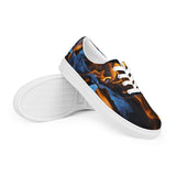 I'm's On Fire Lace-Up Canvas Shoes