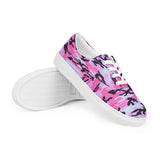 I'm's The Pink in This Camo World Lace-Up Canvas Shoes