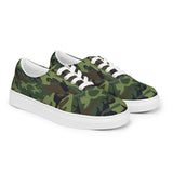 I'm's The Pink in This Camo World Lace-Up Canvas Shoes