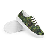 I'm's The Pink in This Camo World Lace-Up Canvas Shoes