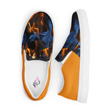 I'm's On Fire Slip-On Canvas Shoes