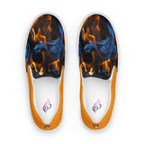 I'm's On Fire Slip-On Canvas Shoes