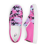 I'm's The Pink in This Camo World Slip-On Canvas Shoes