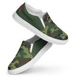 I'm's The Pink in This Camo World Slip-On Canvas Shoes