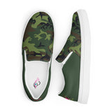 I'm's The Pink in This Camo World Slip-On Canvas Shoes